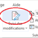 Activer le suivi des modifications sur Word