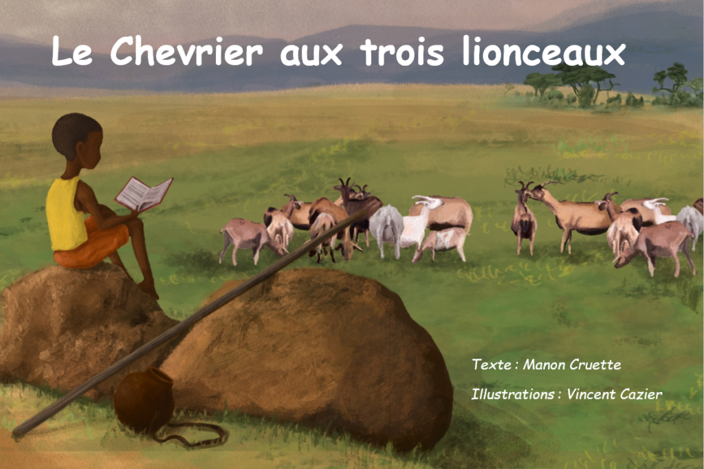 Couverture d’ouvrage : Manon Cruette_Le Chevrier aux trois lionceaux